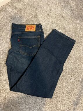 Levi's Men's Dark Blue Straight-Leg Jeans
